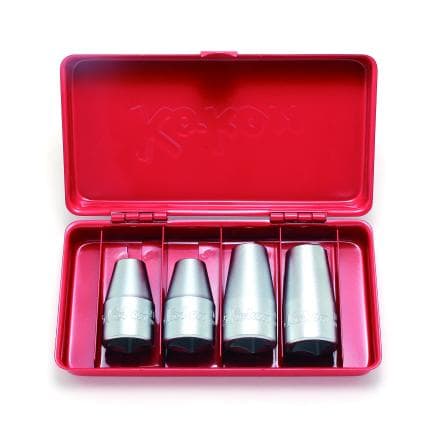 KOKEN 4203MF - Jeu de douilles à vis pour goujon 1/2" (4 pcs.)