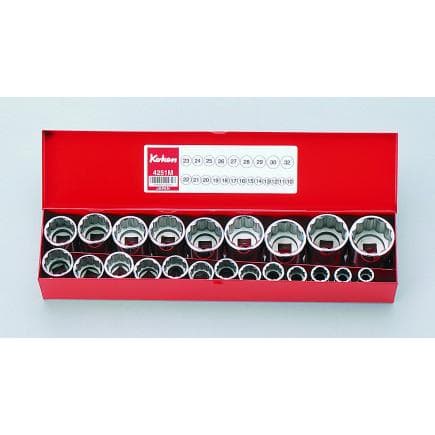 KOKEN 4251M-01 - 1/2" Jeu de clés à douille (22 pcs.)