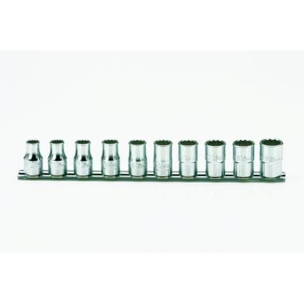KOKEN RS4406M/10 - Jeu 1/2" douille polygonal metrique (10 pcs.)
