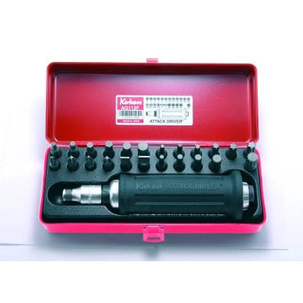 KOKEN AG112F - Jeu 1/2" Tournevis à frapper (25 pcs.)