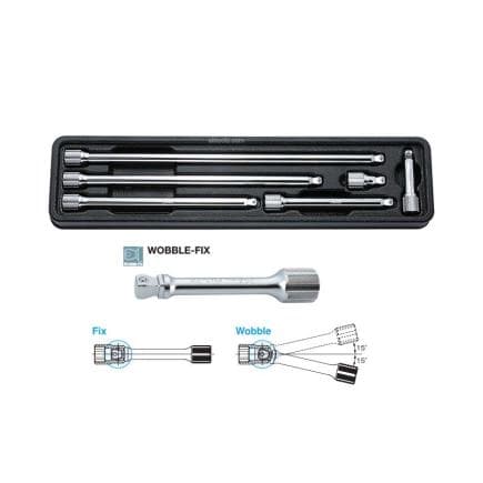 KOKEN PK2763/6 - 1/4" Jeu de rallonges tête sphérique (6 pcs.)