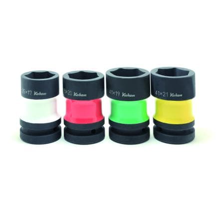 KOKEN PW8P-35X17 - 1" Douille coloré spéciale pour écrous de roue