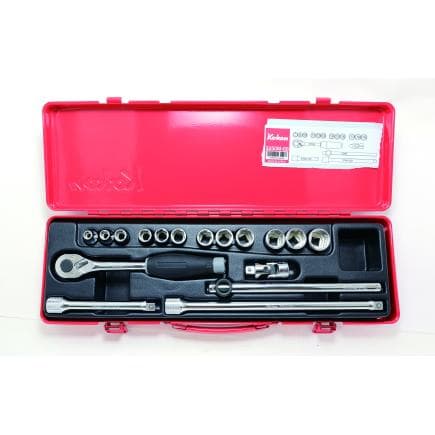 KOKEN 3250M-05 - 3/8" Jeu de clés à douille (17 pcs.)