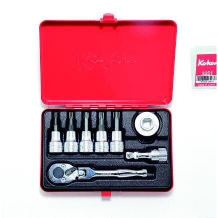 KOKEN 3251 - 3/8" Jeu de clés à douille (8 pcs.)