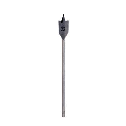 KRINO 050480600 - Mèche plate pour bois 1/4" hex longue sèrie (lot multiple)