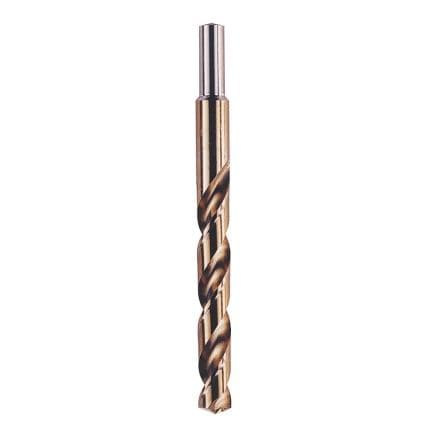 KRINO 011221650 - Forets hélicoïdaux à queue droite en cobalt 8% à tige réduite 10 mm série courte (lot multiple)