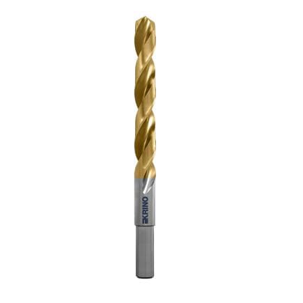 KRINO 011631650 - Forets cylindriques hélicoidaux avec revetement TIN et tige réduite de 10 mm (lot multiple)