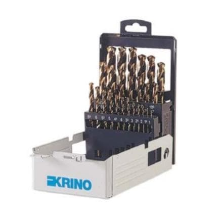 KRINO 01170412 - Jeu de forets en titane HSS-G TIN DIN 338 (49 pcs.)