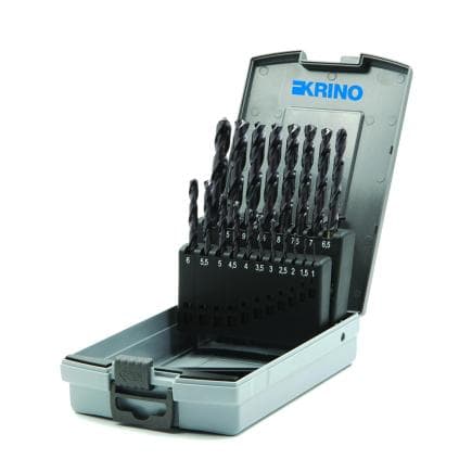 KRINO 01310301 - Jeu de forets HSS-CO 5% TIALN (19 pièces)