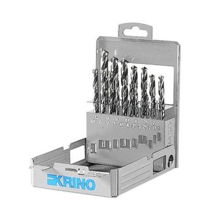 KRINO 01360401 - Jeu de forets rectifiés Visidex avec finition polie HSS DIN 338 (19 pcs.)