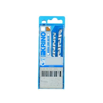 KRINO 03050203 - Jeu de forets à maçonnerie cylindriques, qualité standard (5 pcs.)