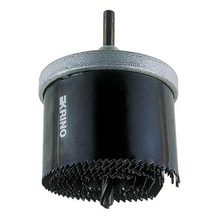 KRINO 05080101 - Jeu de emporte-pièces pour bois avec lames en acier interchangeables (7 pcs.)