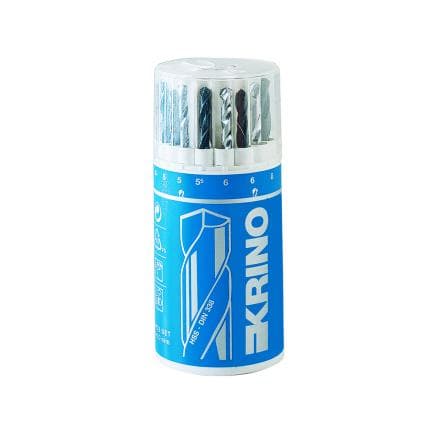 KRINO 09001102 - Jeu de forets à métaux série courte HSS DIN 338 (19 pcs.)