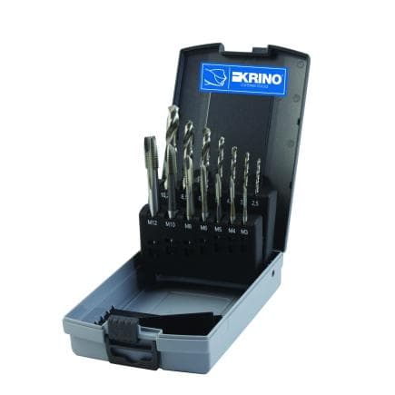 KRINO 10345306 - Jeu de tarauds machine Hss-co 5% (14 pièces)