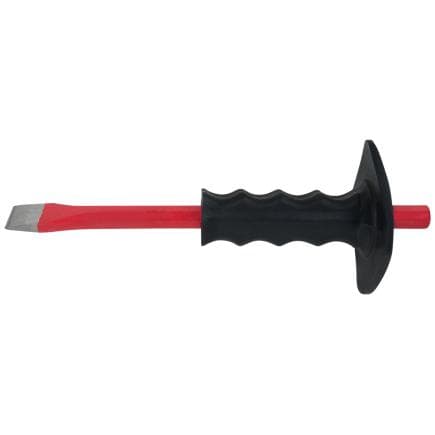 KS TOOLS 156.0536 - Burins plats avec poignée de sécurité, octogonale