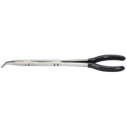 KS TOOLS 500.7063 - Pince extra-longue à bec coudée à 45° à double articulation