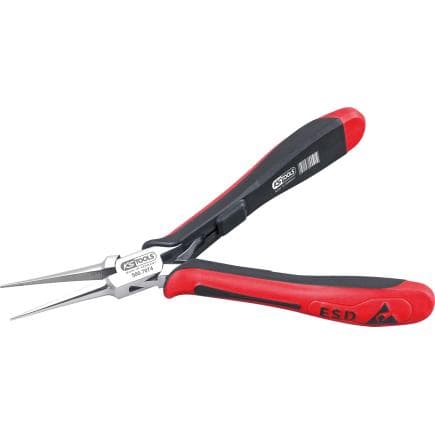 KS TOOLS 500.7074 - Pince à bec effilé ESD-droite-sans taille, 150 mm