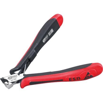 KS TOOLS 500.7095 - Mini pince oblique en métal dur ESD, 120 mm