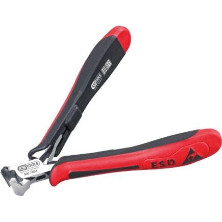 KS TOOLS 500.7096 - Mini-pince à coupe oblique ESD, 120 mm