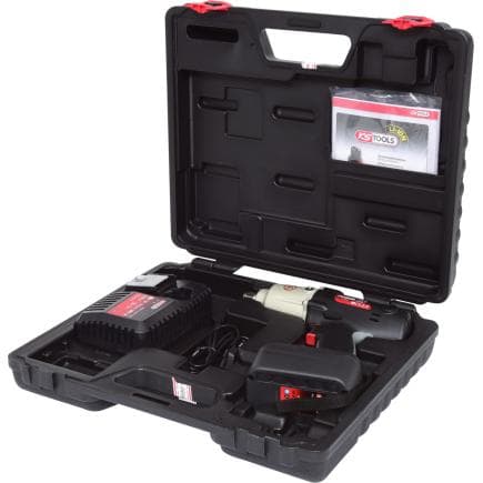 KS TOOLS 515.3520 - 1/2" Clé à chocs sur batterie, 402Nm, 2.000 Tr/min 18V (avec 1 batterie et chargeur)