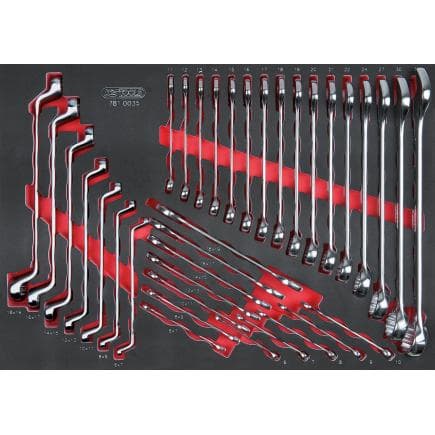 KS TOOLS 781.0035 - Jeu de clés CHROMEplus en module SCS 1/1 (35 pcs.)