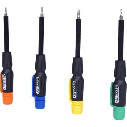 KS TOOLS 911.2175 - Jeu de tournevis électronique 4 en 1 (4 pcs.)
