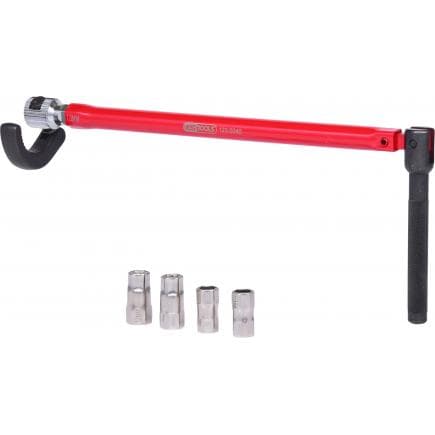 KS TOOLS 123.0040 - Clé pour écrou de robinet avec mâchoire amovible (6 pcs)