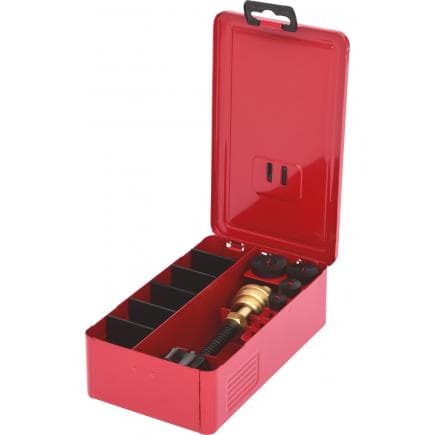 KS TOOLS 136.1100 - Jeu d'appareil à fraiser le siège des robinets 3/8"-1" (5 pcs)