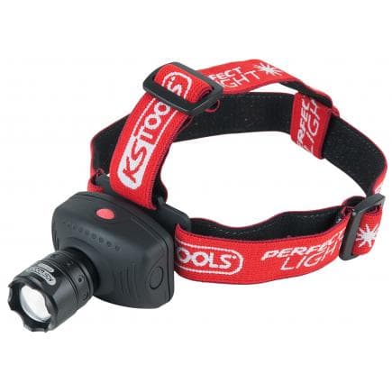 KS TOOLS 550.1238 - Lampe frontale perfectLight avec focus 140 lumens