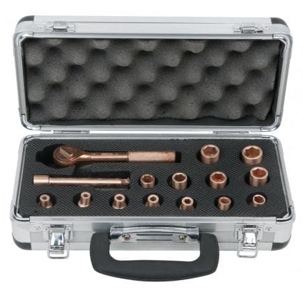 KS TOOLS 962.1485 - Coffret de douilles BERYLLIUM plus 1/4" (15 pcs)