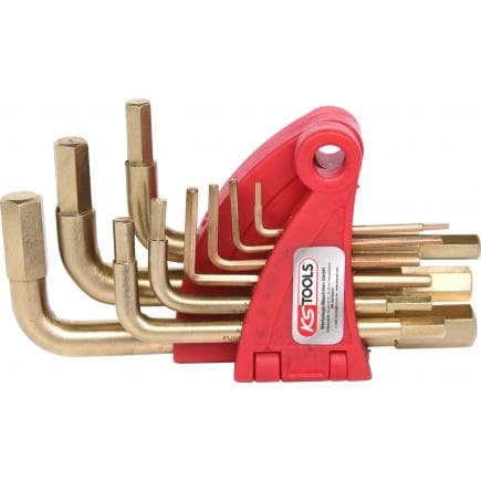 KS TOOLS 963.1513 - Jeux de clés mâles BRONZE plus sur support (9 pcs)