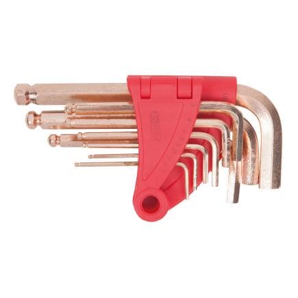 KS TOOLS 963.1517 - Jeux de clés mâles, tête sphérique BRONZE plus (8 pcs)