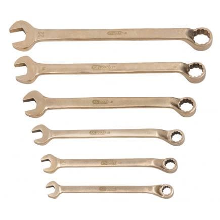 KS TOOLS 963.7370 - Jeux de clés mixtes coudées BRONZE plus, 10-32 mm (10 pcs)
