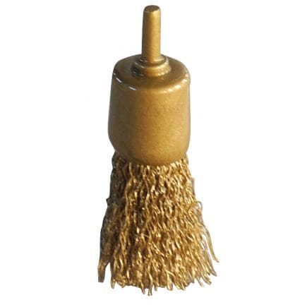 KS TOOLS 963.9595 - Brosses métalliques pinceaux BRONZE plus, ondulé, ø 26 mm