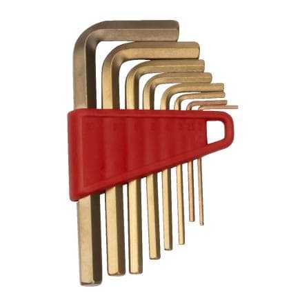 KUKKO 1006F2123 - Jeu de clés mâles 6 pans 2-10 mm sans étincelles (8 pcs.)
