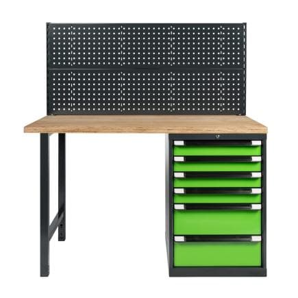 KUKKO X-SW-179-6 - Établi fixe avec six tiroirs haute capacité