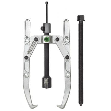 KUKKO 205-02-B - Extracteur universel à 2 bras à mâchoires coulissantes, à profondeur de serrage réglable et à vis hydraulique longue