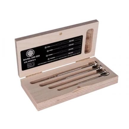 KUKKO 250-550 - Jeu de tournevis Phillips® d’horlogers dans coffret en bois (4 pièces)
