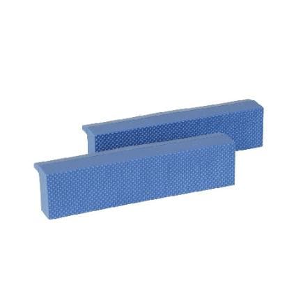 KUKKO 545K125 - Mâchoires d'étau en aluminium bleu avec bande magnétique et caoutchouc