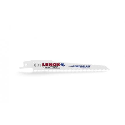 LENOX 20575634R - Lame de scie sabre bimétallique standard, pour bois et plaques de plâtre
