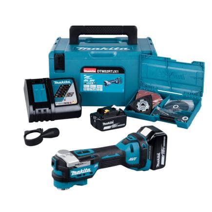 MAKITA DTM52RTJX1 - Outil multifonction LXT® 18V (avec 2 batteries 5,0 Ah et chargeur)