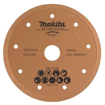 MAKITA B-21951 - Lame diamantée humide 125mm