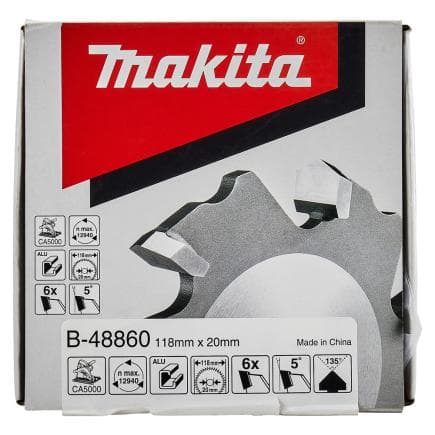 MAKITA B-48832 - Lame T.C.T. spécialisée, 118x20mm, 6T