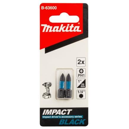 MAKITA B-63650 - Insert en forme C Impact Black Series avec entraînement 1/4"
