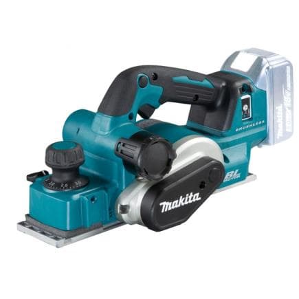 MAKITA DKP181ZJU - RABOTEUSE 710W 82 mm 18V 3mm ADT AWS BLUETOOTH - en coffret sans batteries et chargeur de batterie