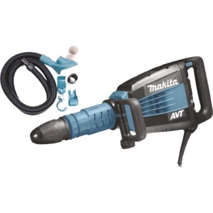 MAKITA HM1214CV - DEMOLITOR HAMMER SDS-Max 1500W 19,9 J - AVT - with suction kit