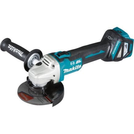 MAKITA DGA514ZJU - MEULEUSE D'ANGLE 18V 125/115 mm - AWS - FREIN - en coffret sans piles et chargeur de batterie