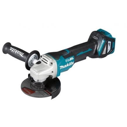 MAKITA DGA517ZJ - MEULEUSE D'ANGLE 18V 125/115 mm - FREIN - en coffret sans piles et chargeur de batterie