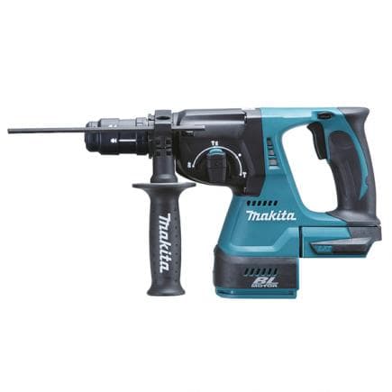 MAKITA DHR243ZJ - MARTEAU 18V SDS-Plus 24 mm - 3 FONCTIONS - en coffret sans batteries et chargeur de batterie