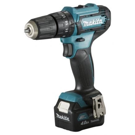 MAKITA HP333DSMJ - DRIVE-DRILL WITH PERCUSSION 12V max 10 mm - 30 Nm - in case with 2 4.0Ah batteries and charger